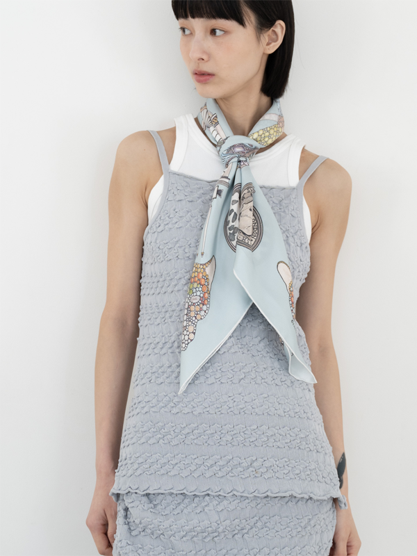 スカーフのアレンジ